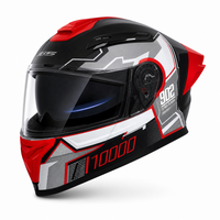 Casque de moto intégral ABS 3C/DOT 902-A Star Flash avec double visière, personnalisé, directement d'usine, nouveau modèle 2026 pour le commerce extérieur