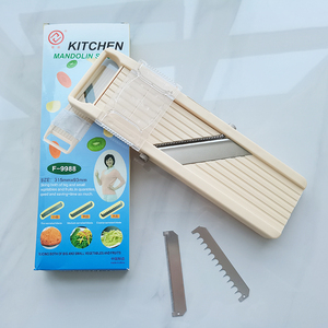 Dao thái rau kiểu Nhật có thể điều chỉnh độ dày, kèm 4 lưỡi dao bằng thép không gỉ - Product Image 3