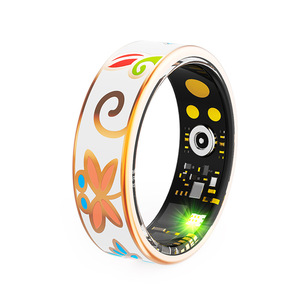 Nouvelle bague connectée intelligente en émail coloré pour femmes, avec suivi de la fréquence cardiaque, de l'oxygène sanguin, du sommeil et des pas, Bluetooth, étanche, pour la santé. - Product Image 3