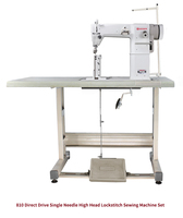 Machine à coudre industrielle MRS810 MRS820 à aiguille simple ou double, type colonne, pour la fabrication de sacs et de cuir