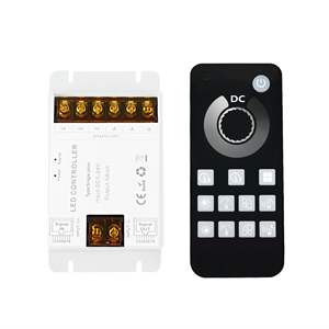 Contrôleur de synchronisation de musique DC5-24V et gradateur de télécommande RF Full Touch pour RGBCCT RGBWC RGB CCT Color 1 ~ 5 Ch contrôleur de lumière LED - Product Image 3