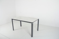 Meilleure vente Table à manger moderne en céramique blanche ou colorée personnalisée de style italien pour salle à manger
