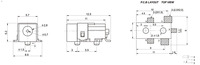 Prise d'alimentation CC 0,65 mm à broche centrale femelle SMT DC-011C-0.65, boîtier en laiton nickelé, contact argenté, fabrication OEM ODM RoHS