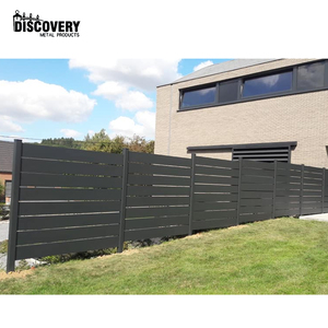 Customized Aluminum <strong>Fence</strong> <strong>Panels</strong> <strong>Modern</strong> Residential <strong>Modern</strong> Design Powder Coated Aluminum Slats <strong>Fences</strong> for Villas Garden Outdoor - Product Image 4