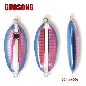 Leurre de pêche en métal de 60 mm/80 g avec lame rotative, chute rapide, leurre de pêche pour jigging, appât de pêche, leurres de pêche - Product Image 3