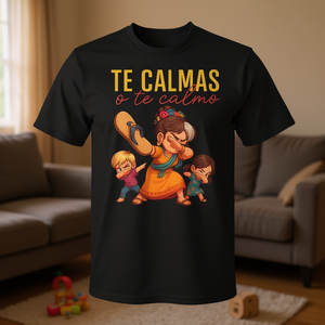 Camiseta con humor para mamá, Te Calmas O Te Calmo, regalo del día de la madre para mujer - Product Image 3