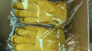High Quality Leather Reinforced Palm Rigger <strong>Gloves</strong> Protective Work <strong>Gloves</strong> For <strong>Builders</strong> Mechanics Construction And Industrial Use - Product Image 4