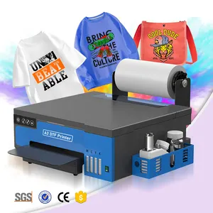 Impressora A3 DTF de camisetas, máquina de transferência de filme direto para impressora A3 L18058 com sistema de agitação branca para impressão DIY