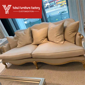 Sofá de Tela de Madera Maciza Estilo Americano, Sofá Moderno de Lujo Ligero, Estilo Europeo <span class=keywords><strong>Simple</strong></span>, Muebles de Sala de Estar de Alta Gama para Villa - Product Image 4