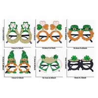 Suministros de Decoración para Eventos, Gafas Divertidas con Diseño de Trébol del Día de San Patricio, Reutilizables para Uso Diario, Fiesta Temática Irlandesa
