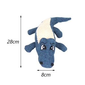 Manufacturer Funny Crocodile Design <strong>Dog</strong> Plush <strong>Toys</strong> Green Blue <strong>Purple</strong> Colors Chew Squeaky Pet <strong>Toys</strong> - Product Image 3