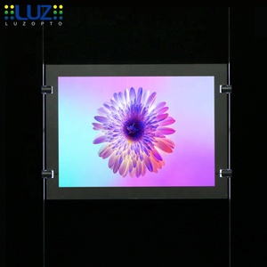 Tùy Chỉnh Tường Trong Nhà Treo Hộp Đèn Nhà Máy Sản Xuất Pha Lê Lightbox Áp phích Cho Bất Động Sản Đại Lý Quảng Cáo Ánh Sáng Hộp - Product Image 1