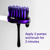 Dentifrice Violet Blanchissant Anti-Taches pour Dents Sensibles, Saveur Menthe, Nettoyage en Profondeur, Sérum Blanchissant, Marque Privée, Vente en Gros