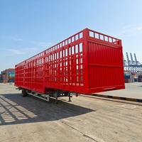 Semi-remorque à ridelles 2/3 essieux 30-80 tonnes, hauteur de ridelles 1,6 m, avec parois latérales fermées, pour le transport de marchandises en vrac et agricole
