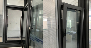 Ventanas Abatibles y Oscilobatientes de Aluminio Modernas a Precio de Fábrica, Tamaño y Color Personalizados, Resistentes a Huracanes, con Vidrio Low-E con Certificación Energy Star - Product Image 4