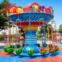 Vente directe usine : Manège Chaise Volante pour Enfants, Modèle Pastèque, Manège à Thème Fruité