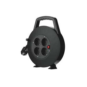 REV Ritter caja de cable 5m 4f enchufe negro de la red de color negro - Product Image 1