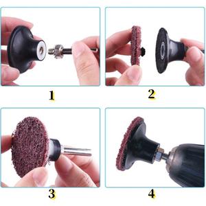 Tappetino lucidante 2 pollici 50 mm Non tessuto in Nylon tora di lino disco di <span class=keywords><strong>sabbia</strong></span> per lucidare - Product Image 4