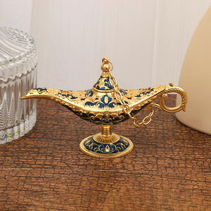 Lámpara Mágica de Aladino, Tamaño Extra Pequeño 12*6.8, Linterna Metálica de Deseos, Adorno Artístico - Product Image 5