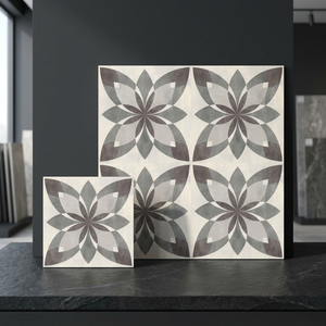 Azulejos de Cerámica para Piso Vistaar, Diseño Floral Moderno, 300x300mm, Acabado Digital Brillante - Product Image 5