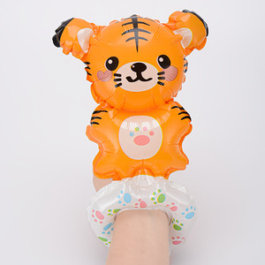 Figura de dibujos animados Animal muñeca globo oso conejo Rana zorro globos de dibujos animados decoraciones para fiesta de <span class=keywords><strong>cumpleaños</strong></span> Baby Shower - Product Image 6