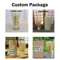 Fouet à Matcha en Bambou Violet Réutilisable avec Logo Personnalisé, 80/100/120 Dents, Chasen Manuel Japonais de Qualité Alimentaire, Cadeau Matcha Café