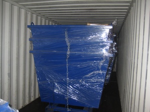 Contenedor de Basura Autovolcable para Montacargas FSH-0.5, Contenedor de Acero Galvanizado para Reciclaje de Chatarra, Almacén, Fábrica - Product Image 3