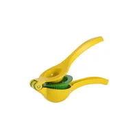 Moderne handmatige citruspers van kunststof, draagbaar, makkelijk schoon te maken, voor verse citroenen en limoenen, keukenhulp.