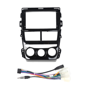 Panneau de navigation pour Toyota Yaris <span class=keywords><strong>VIOS</strong></span> 2018 <span class=keywords><strong>2019</strong></span> LHD Écran 9 pouces 2 Din Android Tableau de bord Radio Stereo Fascias Panel Frame - Product Image 1