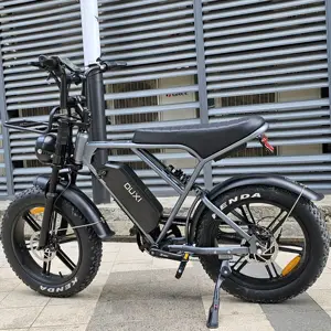 OUXI H9 3.0 fatbike Eu 창고 산 전자 자전거 20 인치 전기 먼지 자전거 모터 전기 하이브리드 자전거