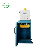 Presses à balles automatiques verticales hydrauliques pour tambour de peinture Compresseur en alliage d'acier inoxydable et d'aluminium avec moteur à vendre