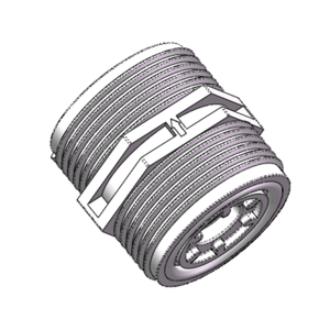 Ensemble de garnitures en PVC série E01C pour applications portables, avec joint d'étanchéité FKM/PTFE et perles de verre, pour traitement de l'eau et exploitation minière - Product Image 4
