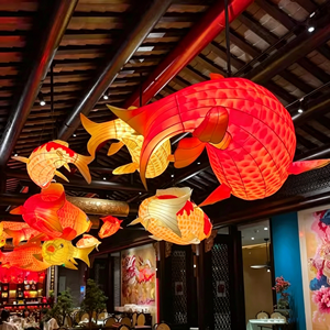 <span class=keywords><strong>Les</strong></span> dernières lampes en soie <span class=keywords><strong>les</strong></span> plus vendues <span class=keywords><strong>de</strong></span> l'usine Modern, lampes décoratives d'extérieur en forme <span class=keywords><strong>de</strong></span> poisson, lumières <span class=keywords><strong>de</strong></span> Noël personnalisées et étanches. - Product Image 2