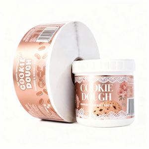 Etiquetas Adhesivas Personalizadas de Papel Dorado <span class=keywords><strong>para</strong></span> Envasado, Etiquetas Refrigeradas de <span class=keywords><strong>Vinilo</strong></span> <span class=keywords><strong>para</strong></span> Alimentos Enlatados y Congelados - Product Image 3