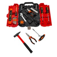 Kit d'outils personnalisé de 57 pièces en acier au carbone : clés, tournevis, pinces, ensemble de quincaillerie pour usage domestique et bricolage - Ningbo, Zhejiang