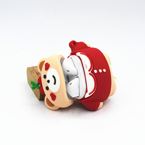 3D belle forme d'ours étui pour écouteurs Silicone mignon couverture pour <span class=keywords><strong>Apple</strong></span> Air pods étui <span class=keywords><strong>Earpods</strong></span> bague sangle - Product Image 5