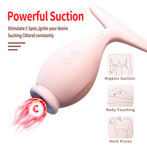 Weibliche Saugen Mastur bator Orgasmus Artefakt Erwachsene Produkt Paar Sexuelles Bett Teasing Hals Küsse Brustwarzen Saug körper Berühren - Product Image 2