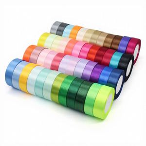 High Quality Glossy 5cm Single <b>Face</b> Satin Ribbon for Cake Box & Bakery Gift Wrapping 25 Yards/Roll - Product Image 1