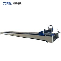 Máquina de Corte Láser de Fibra de Alta Potencia CORAL CRL-14032AD de 30KW, Cortadora de Placas de Acero CNC de Gran Formato