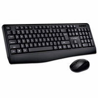 Clavier et souris sans fil 2,4 G, 104 touches, standard, combo pour bureau, maison, ordinateur de bureau