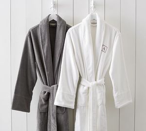 Migliore Vendita Bianco kimono di Cotone <span class=keywords><strong>Jacquard</strong></span> mens <span class=keywords><strong>Accappatoio</strong></span> Albergo con Tubazioni - Product Image 3