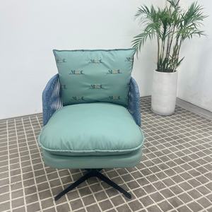 Modern Luxury Leisure Single Swivel <b>Recliner</b> Chaise Lounge Synthetic Leather for Living Room Bedroom Hotel Dining Elegant Lazy - Product Image 2