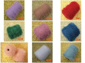 เส้นด้ายขนไนลอน NM6.5 <span class=keywords><strong>NM7</strong></span> 2.0ซม. 4.0ซม. 100% Strech เส้นด้ายถักไนลอนนุ่มแฟนซี - Product Image 5