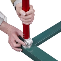 Vente directe usine JINGXIANG – Haie pliable en alliage d'aluminium de qualité aéronautique, légère (9 kg), en EVA, pour le sport et le divertissement