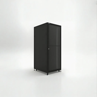 Rak Server 37U 19 Inch Berlapis Bubuk SPCC Baja Canai Dingin dengan Pintu Kaca, Dapat Dikunci, Model Berdiri untuk Pusat Data (Ready Stock)