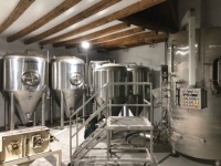 Fermenteur de bière Cassman SUS304 500L Unitank avec chemise de refroidissement à fossettes pour brasserie artisanale