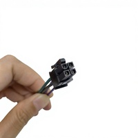 Kabel SHANWEI Molex 4 6 8 Pin Mini Mating Connector 5557-04r-400/39039042 Perakitan Kabel untuk Catu Daya CPU Komputer ATX