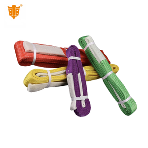 安全係数7エンドレスウェビングスリング1トンから5トンの持ち上げ能力平織りポリエステルベルト11 1 51ウェブスリング - Product Image 4