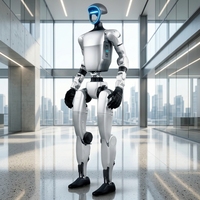 Robot de service humanoïde G1 Tienkung prêt à l'emploi, batterie 30Ah, système de refroidissement par air, matériau métallique, poids 35kg, pour repas d'hôtel