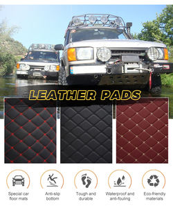 Alfombrillas de Coche de Cuero de Lujo Personalizadas de Doble Capa, Prensadas en Caliente, 9D 5D 7D, Impermeables, de 10 mm de Grosor, Juego Completo para Korando <span class=keywords><strong>Santa</strong></span> <span class=keywords><strong>Fe</strong></span> X5 A4 Q5 - Product Image 5